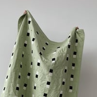 Image 1 of Pistachio Dream throw quilt