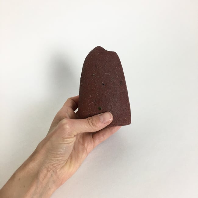 Vase grès rouge de la forêt