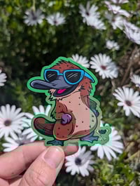 "Platytude" sticker