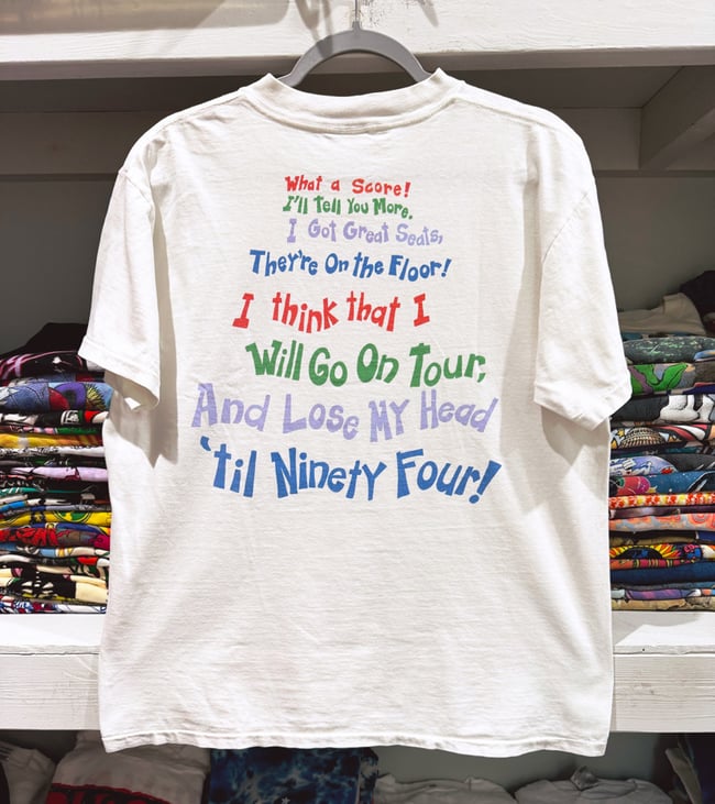 Grateful Dead 1993 Tour ‘Spinners’ Lot T-Shirt - Size L