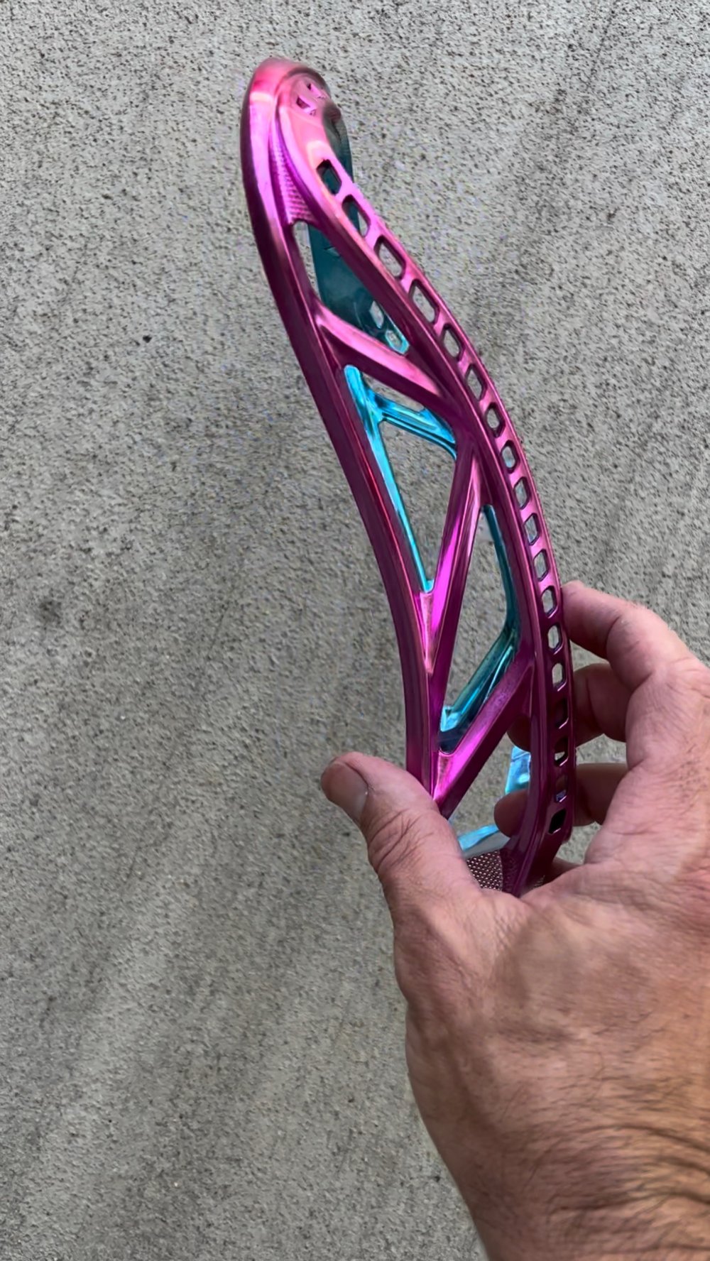 Chromed offensive head unstrung