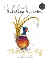 Image 1 of “How to paint a quirky pheasant” Paint Night at Retford