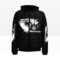Image 1 of SHOOT BABY GUN PUFFER JACKET BLACK