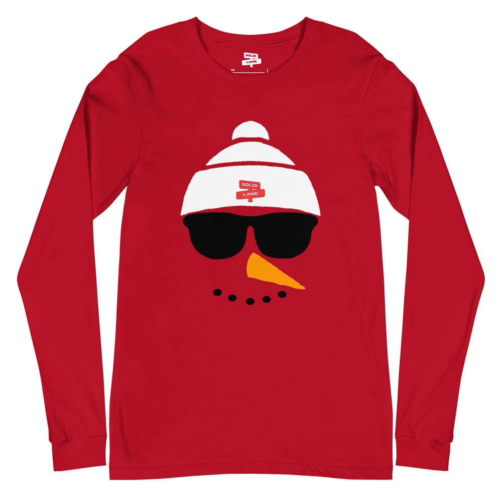 Image of Solid Sno Red L/S
