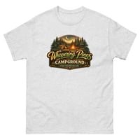 Image 4 of Whispering Pines Campground T-Shirt Forest Camping Escape Tee