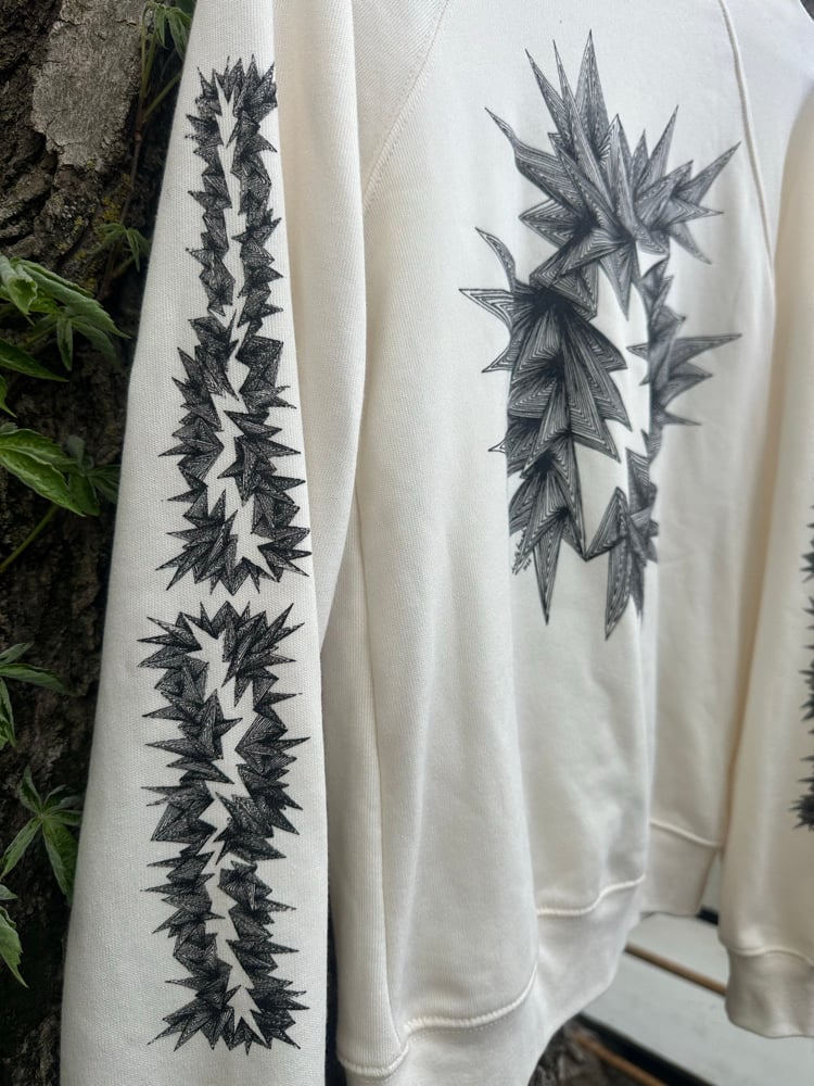 Image of White Burst Sweatshirt