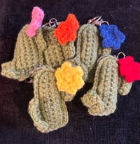 Image 1 of Cactus Keychain-Green