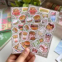Image 1 of Fastfood | Matte Sticker Sheet