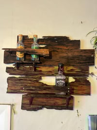 Image 1 of Hand Crafted  Cherry Birch Whiskey Rack