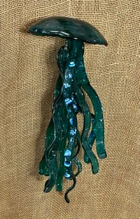 Image 6 of Teal Jellyfish Wind Chimes