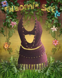Image 1 of “Naomi” Beaded Crochet Set 
