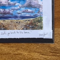 Image 3 of “let’s go back to the beach”-print
