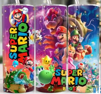 Super Mario movie 20oz tumbler