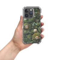 Image 11 of Flora and Fauna Goblincore Grunge Snails and Moss Clear Case for iPhone®