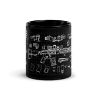 Image 5 of 416 Black Glossy Mug blueprint 