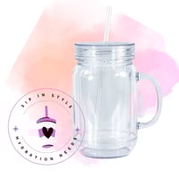 Image 2 of Mason Jar Snowglobe (Acrylic)