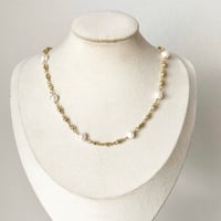 Image 4 of TRIPLE BEAD PEARL NECKLACE
