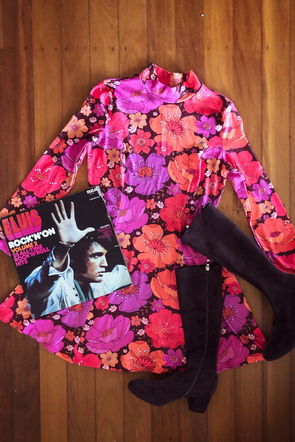 Twiggy Mini in the Just Lovely print (Magenta)