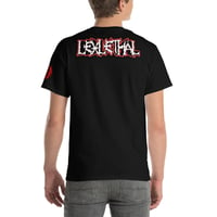 Image 3 of Short Sleeve Lex Lethal DK9 howling wolf T-Shirt