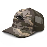 Image 5 of Camouflage KILLS trucker hat