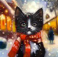 Image 1 of “The Unexpected Guest" Original painting copy