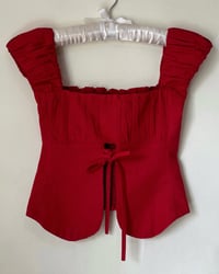Scarlett Top in Wine (Pre-order)