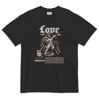 Image 1 of LOVE & HATE Unisex garment-dyed heavyweight t-shirt