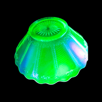 Image 3 of Imperial Glass Uraniam Serving Dish Made in USA