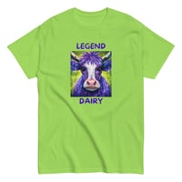 Image 6 of Unisex classic tee, Legend Dairy Cow T-Shirt | Funny Farm Pun Graphic Tee