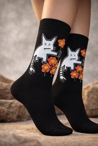 Image 2 of White Bandit Socks 