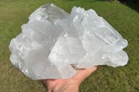 Image 2 of Large Clear Quartz Points Cluster Statement Piece #2260