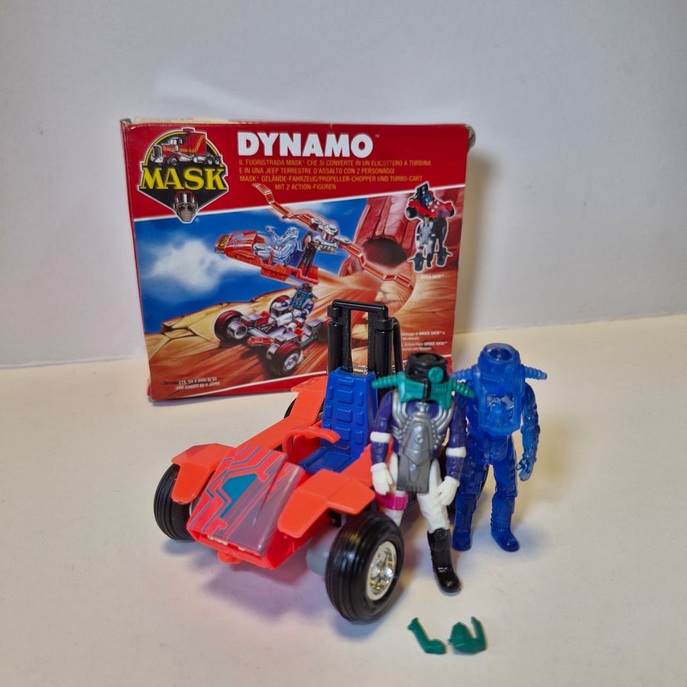 Image of M.A.S.K Dynamo with figure, mask and Box Copy