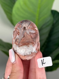Image 11 of SANGRIA LACE AGATE PALM STONES LOT 2