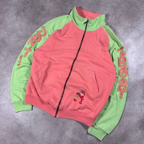 Image of 1980s Iceberg “Don’t Drug Out” Zip Up, Size Large