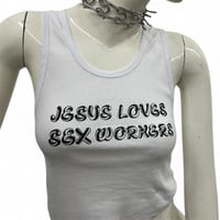 JESUS LOVES SW RIBBED TANK 