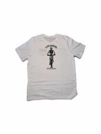 Image 2 of Life happens (white tee)