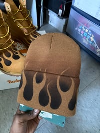 Image 2 of Custom Flame Beanie 
