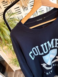 Image 2 of Boohoo Columbia oversize sweatshirt