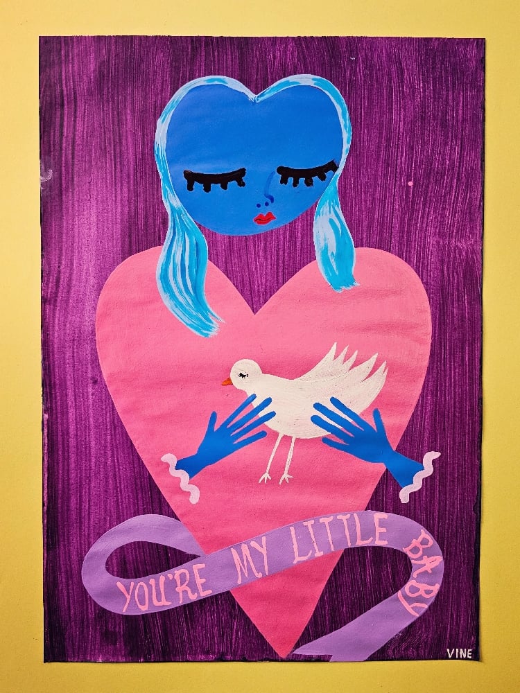 Image of 'Heart shaped girl 1'