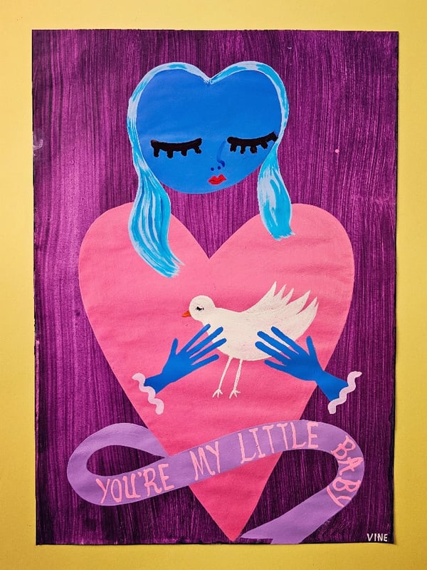 Image of 'Heart shaped girl 1'