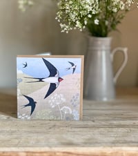 Image 4 of SWALLOW GREETING CARD