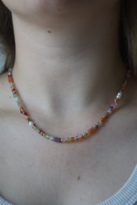Image 2 of Citrus Amethyst necklace in gold