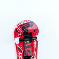 Image 3 of Fingerboard CUSTOM 36mm Pops Red
