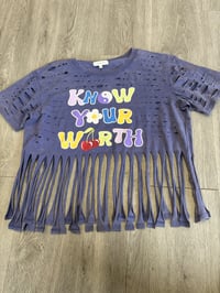 Medium know your worth lace destroyed