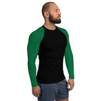 Image 2 of Enigma Green Men's Rash Guard 
