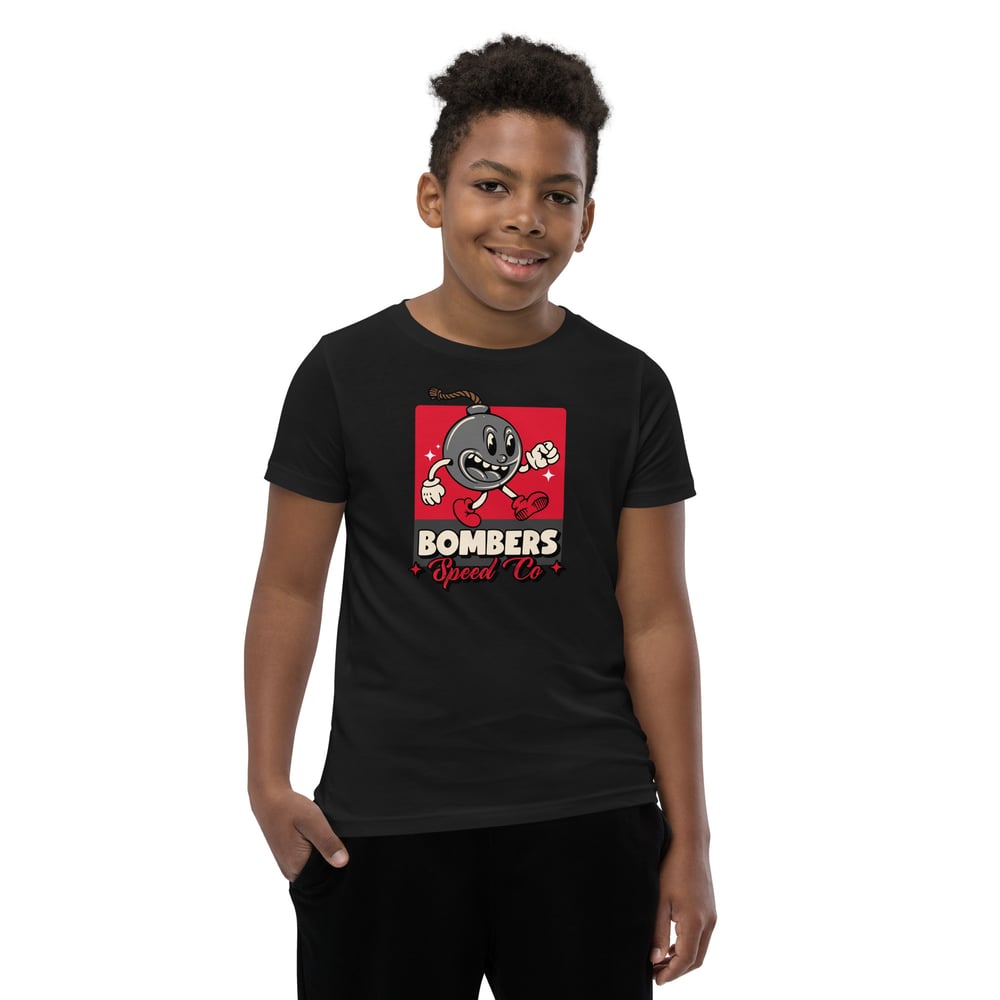 Youth Short Sleeve  Retro Bomber T-Shirt