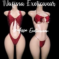 Image 1 of Burgundy Sets.