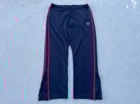 Image 1 of 90s FRED PERRY BAGGY TRACK PANTS/ SIZE MEDIUM
