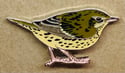 Lanceolated Warbler - October 2021 - UK Birding - Enamel Pin Badge