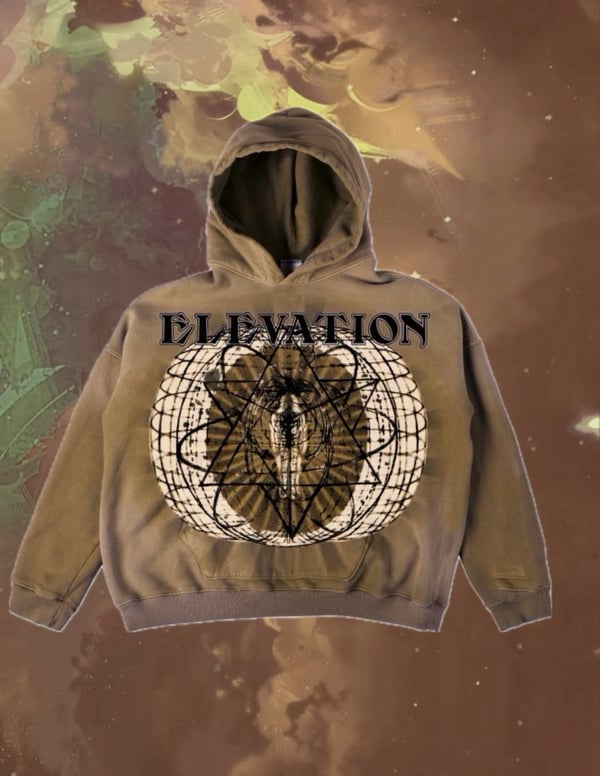 Image of ELEVATION PURE SOUL BROWN HOODIE